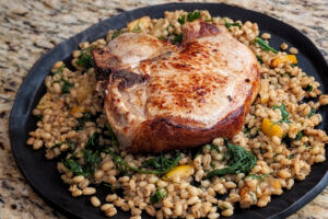 Dill Pickle Brined Pork Chops