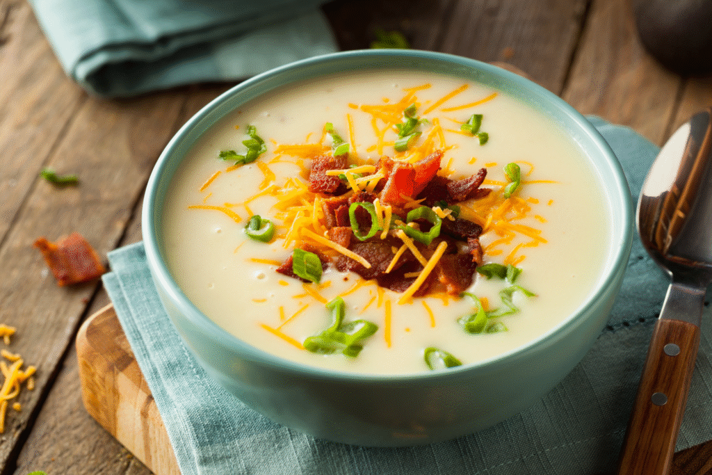 Cream of Potato and Bacon Soup ~ Pick Pork AB