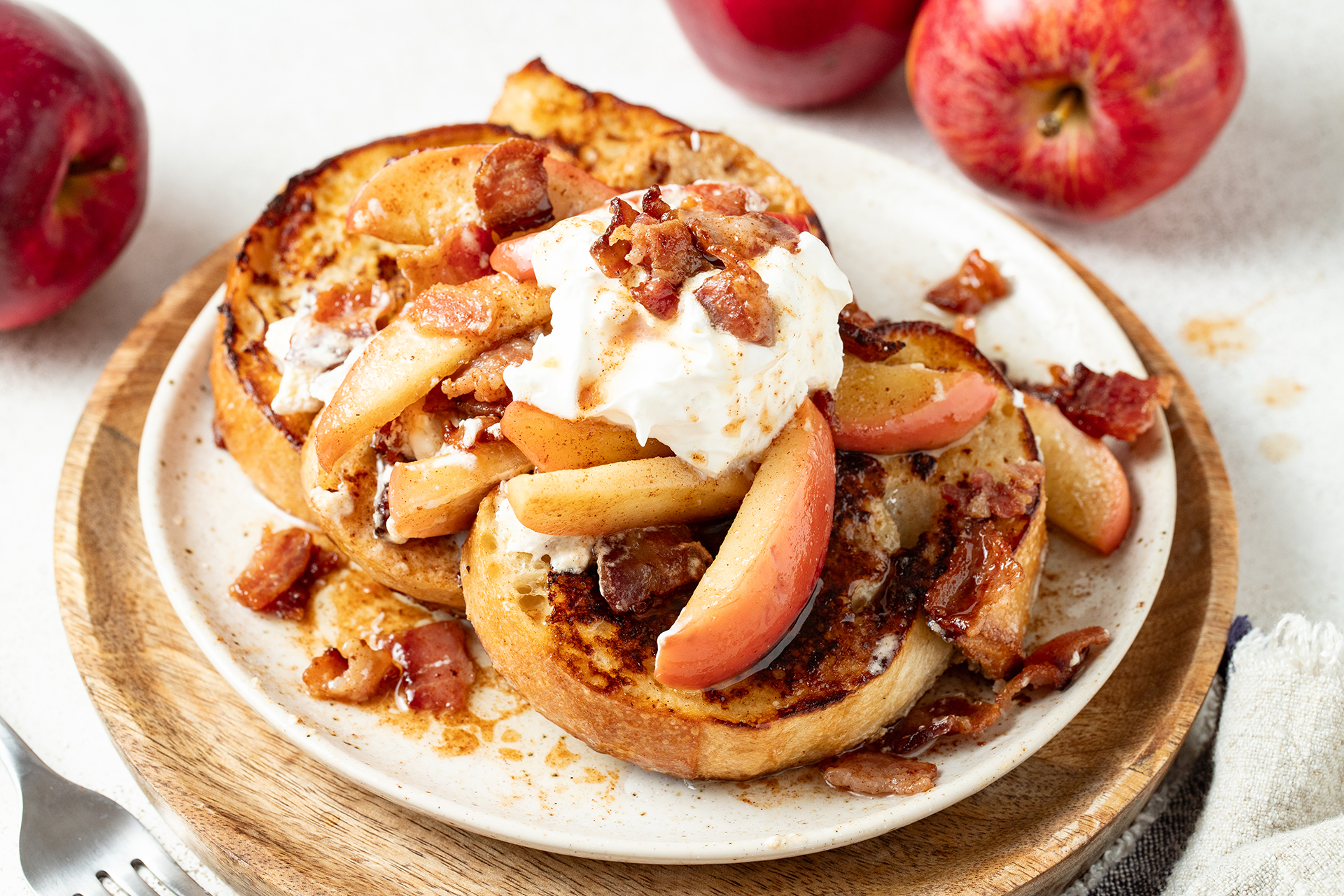 Apple & Bacon French Toast