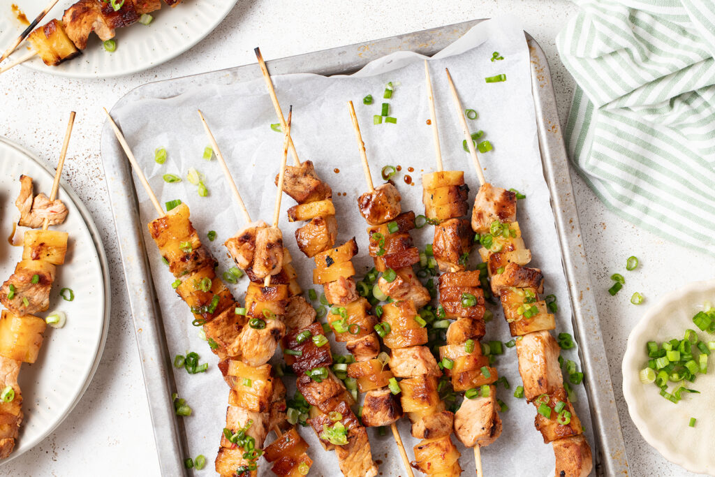 Polynesian Pork & Pineapple Skewers ~ Pick Pork AB