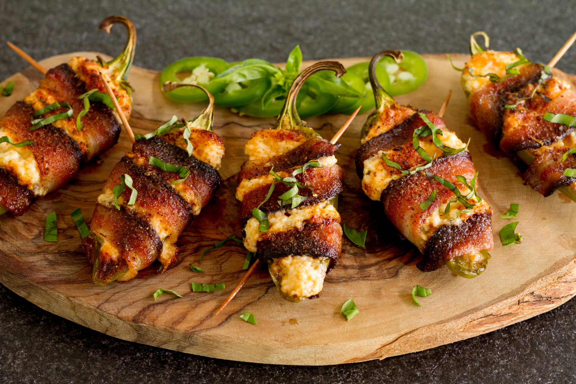 Bacon-Wrapped Jalapeno Poppers