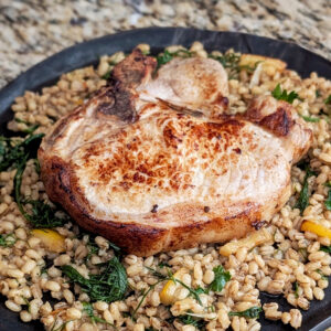 Dill Pickle Brined Pork Chops