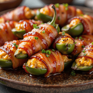 Bacon-Wrapped Jalapeno Poppers
