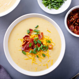 Cream of Potato and Bacon Soup