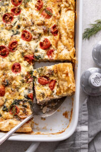 Sausage and Bean Breakfast Tart