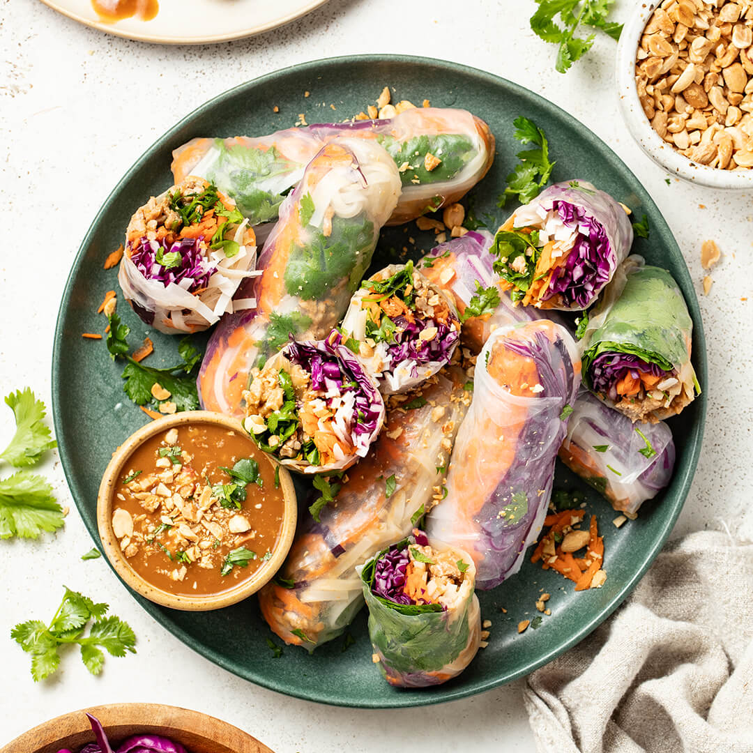 Ground Pork Salad Rolls