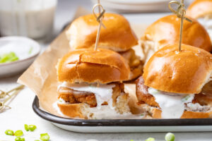 Mini Pork Schnitzel Sliders