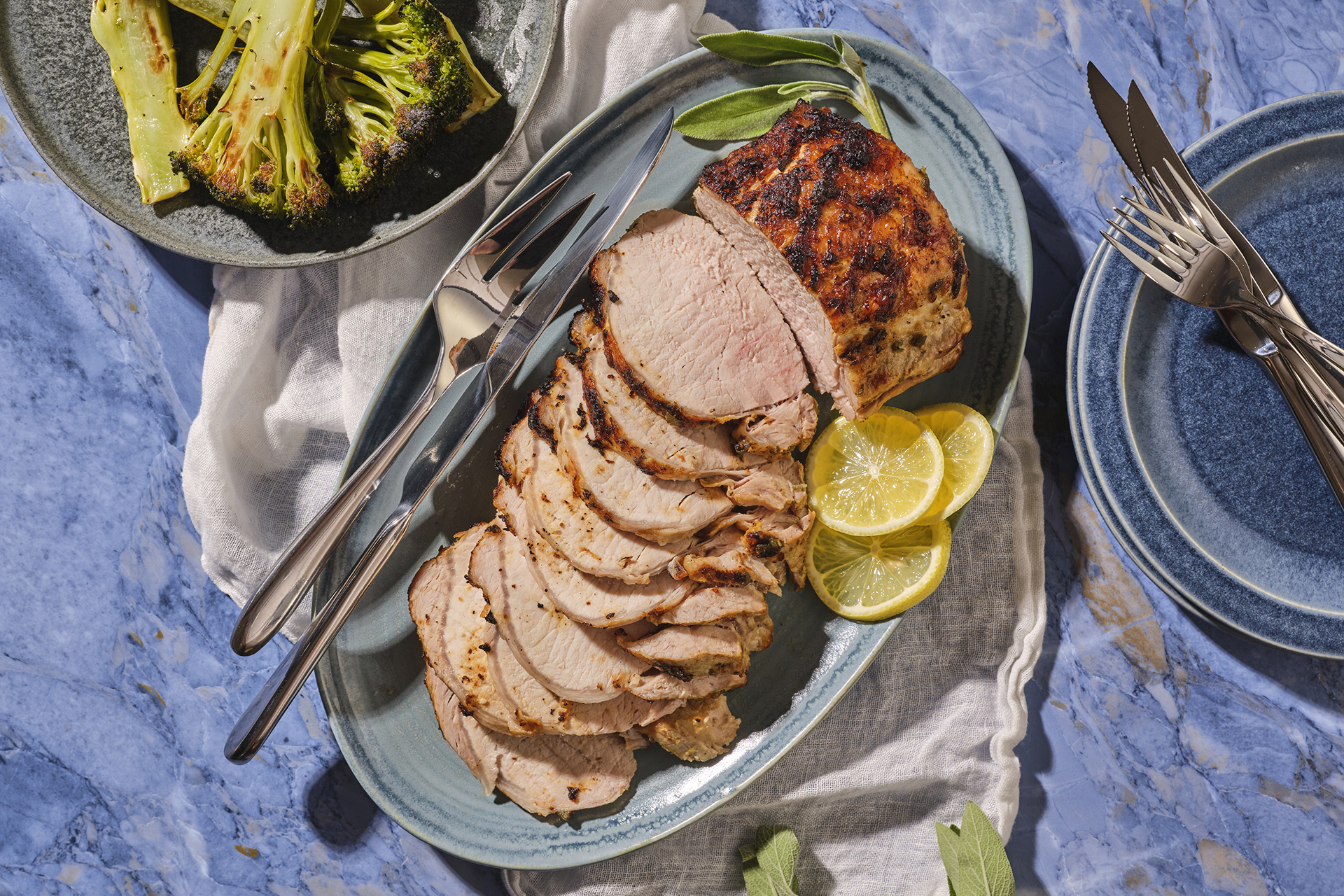 Air Fryer Sage & Lemon Pork Loin