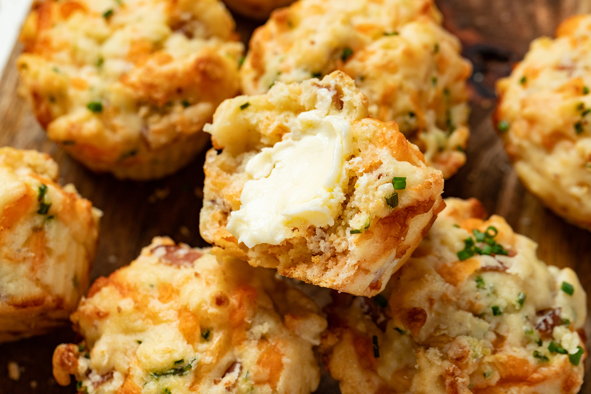 Ham & Cheese Muffins