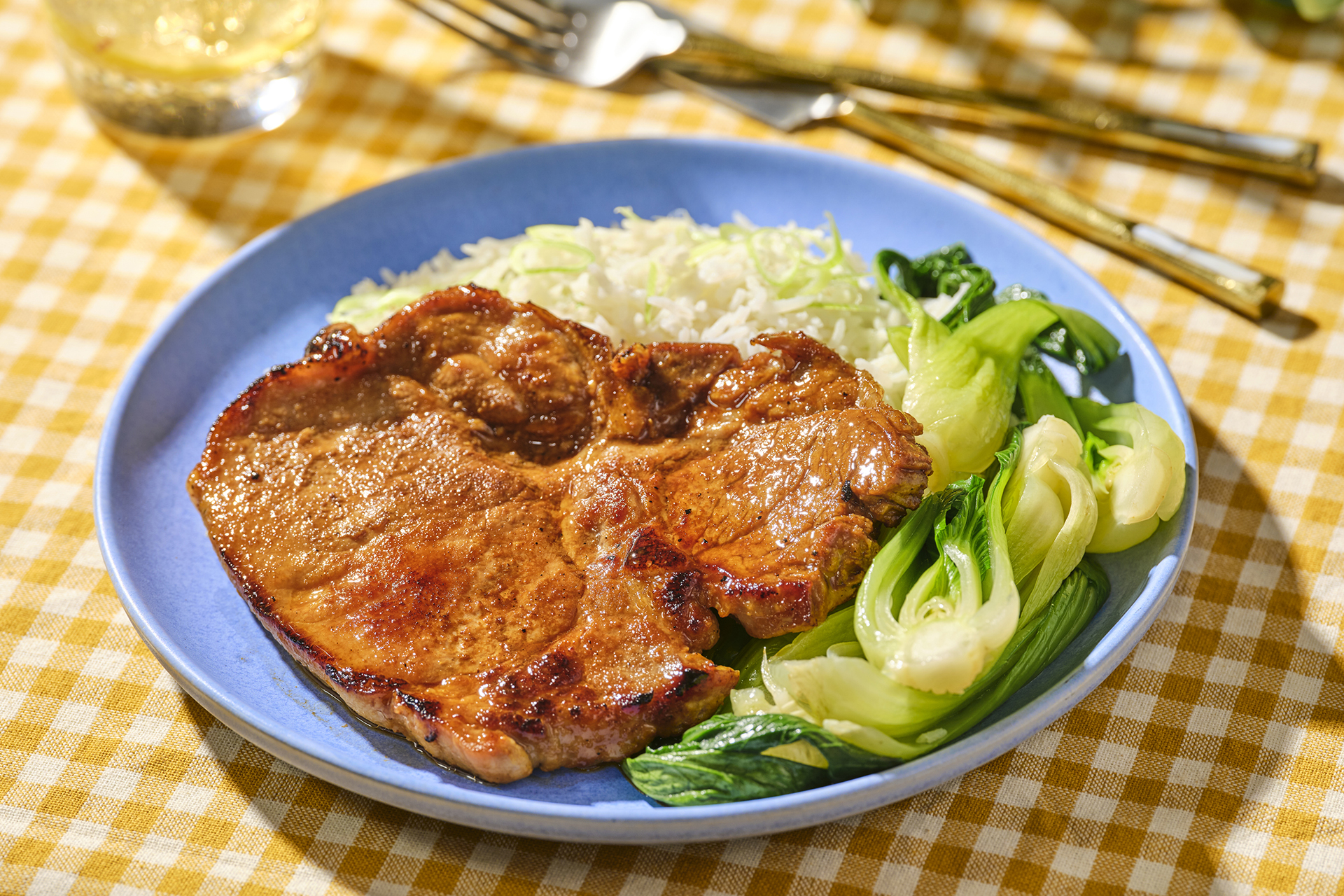 Maple-Miso Sous Vide Pork Chops