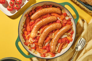One Pan Sausage Peperonata