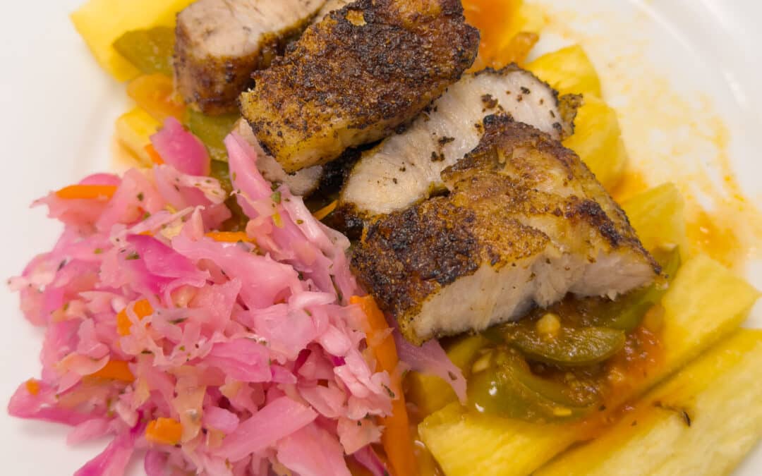 Yuca Frita con Chicharron