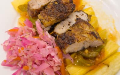 Yuca Frita con Chicharron