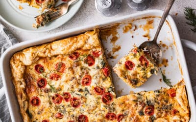 Sausage and Bean Breakfast Tart