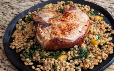 Dill Pickle Brined Pork Chops