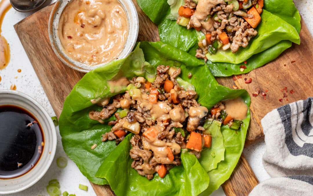 Ground Pork Lettuce Wraps