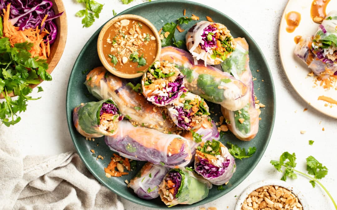 Ground Pork Salad Rolls