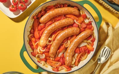 One Pan Sausage Peperonata