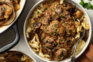 Easy Pork Stroganoff