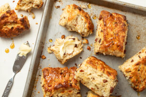 maple bacon biscuits