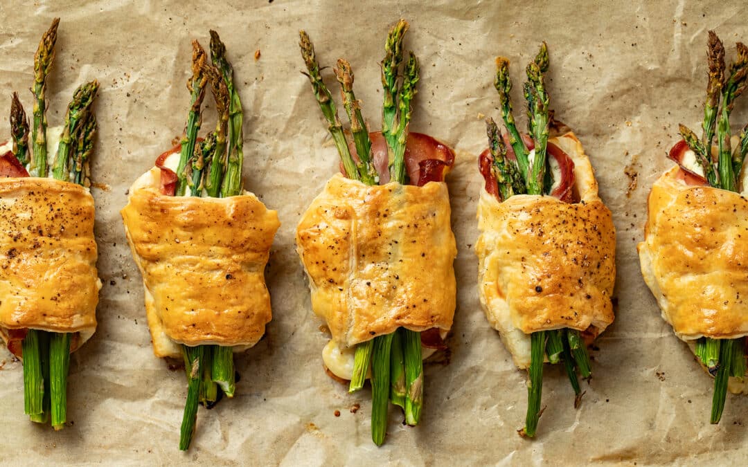 Ham and Asparagus Bundles