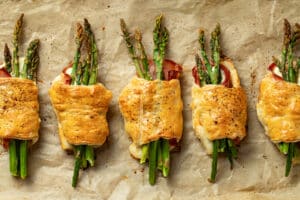 Ham and Asparagus Bundles