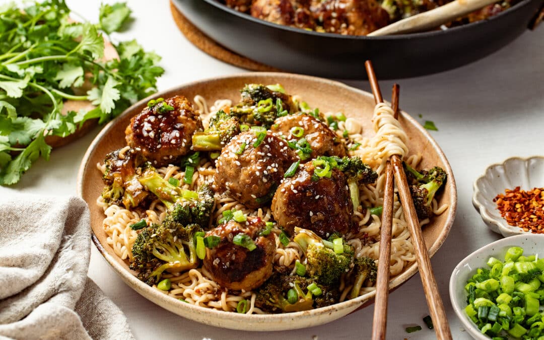 Spicy Sesame Meatballs