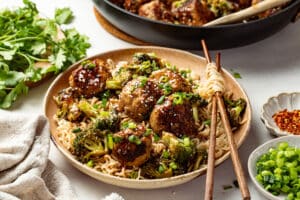 Spicy Sesame Meatballs