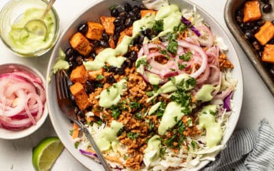 Sloppy Joe Bowls with Smoky Sweet Potatoes and Black Beans
